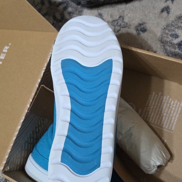 Allbirds Canvas Pacer Thrive Teal (Clarity Blue) Sneakers - Picture 3 of 8